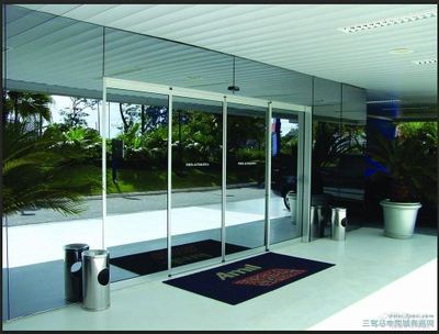 镜面玻璃自动平移门