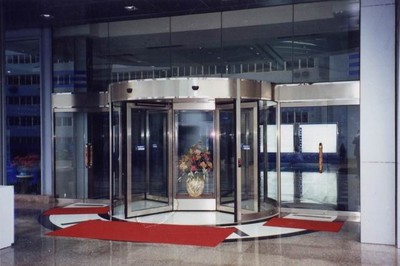 四翼展箱自動轉門