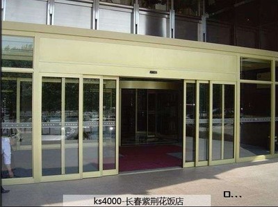 氟碳喷涂套叠自动门